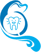 Blue logo featuring stylized tooth with happy face and curved dental symbols for Tide Dental Orthodontics & Implants.